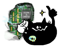 ocean&chantily can't read the situation! sticker #10749543