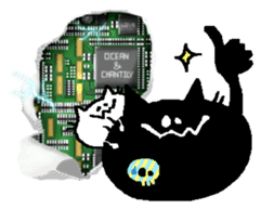 ocean&chantily can't read the situation! sticker #10749543