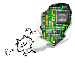 ocean&chantily can't read the situation! sticker #10749547