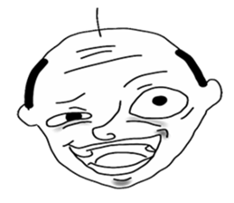 Ugly old guy sticker #10749903