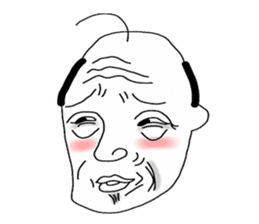 Ugly old guy sticker #10749909