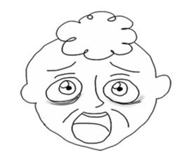 Ugly old guy sticker #10749922