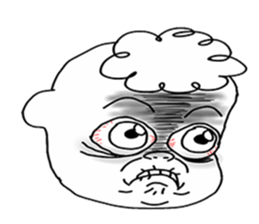 Ugly old guy sticker #10749933