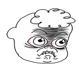 Ugly old guy sticker #10749933
