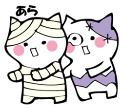 Cat mummy and zombie sticker #10749986