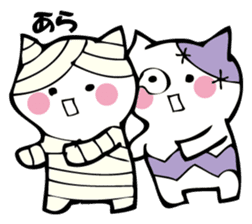 Cat mummy and zombie sticker #10749986