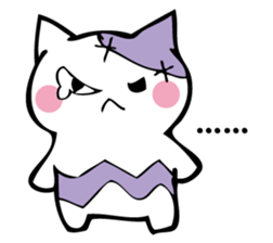 Cat mummy and zombie sticker #10750007