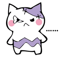 Cat mummy and zombie sticker #10750007