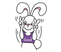 lucky bunny sticker #10750906