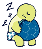 Turtle & Heteroconger hassi sticker #10751497