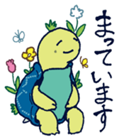 Turtle & Heteroconger hassi sticker #10751498