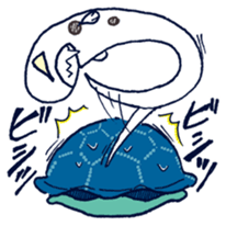 Turtle & Heteroconger hassi sticker #10751525