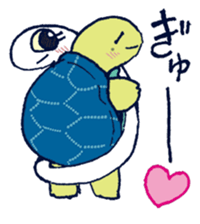Turtle & Heteroconger hassi sticker #10751534