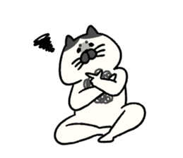 All star chest hair animals sticker #10752022