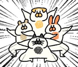 All star chest hair animals sticker #10752053