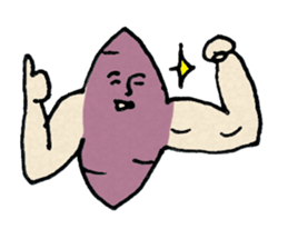 Arm of moldy sweet potato sticker #10752426