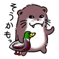 Otter & Hedgehog part2 sticker #10752784