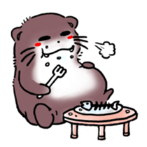 Otter & Hedgehog part2 sticker #10752808