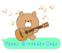 Celebration Teddy bear. sticker #10752945