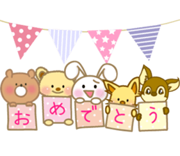 Celebration Teddy bear. sticker #10752950