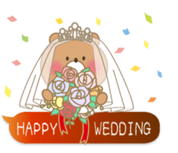 Celebration Teddy bear. sticker #10752974