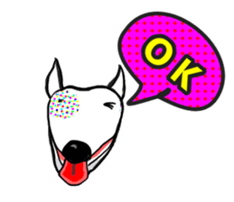 My friend pug and bull terrier. sticker #10753936