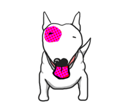My friend pug and bull terrier. sticker #10753938