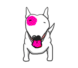 My friend pug and bull terrier. sticker #10753938