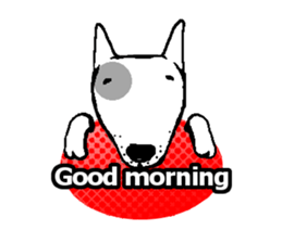 My friend pug and bull terrier. sticker #10753939