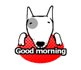 My friend pug and bull terrier. sticker #10753939