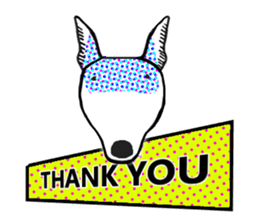 My friend pug and bull terrier. sticker #10753941