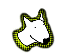 My friend pug and bull terrier. sticker #10753944