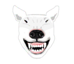 My friend pug and bull terrier. sticker #10753945