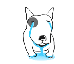 My friend pug and bull terrier. sticker #10753948