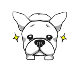 My friend pug and bull terrier. sticker #10753949