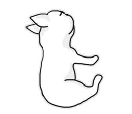 My friend pug and bull terrier. sticker #10753956