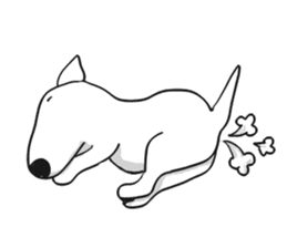My friend pug and bull terrier. sticker #10753967