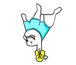 My friend pug and bull terrier. sticker #10753970