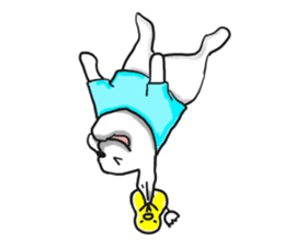 My friend pug and bull terrier. sticker #10753970