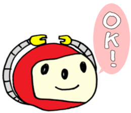 The character 2 years old produced sticker #10754230