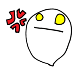 The character 2 years old produced sticker #10754237