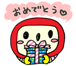 The character 2 years old produced sticker #10754253