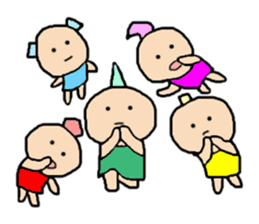 Playful dwarf No2 sticker #10754338