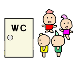 Playful dwarf No2 sticker #10754346