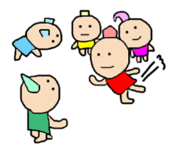 Playful dwarf No2 sticker #10754348