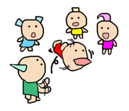 Playful dwarf No2 sticker #10754349