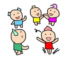 Playful dwarf No2 sticker #10754350