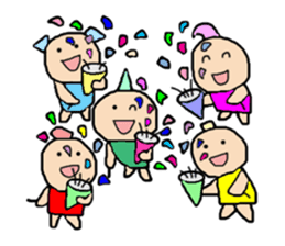 Playful dwarf No2 sticker #10754360