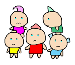 Playful dwarf No2 sticker #10754361