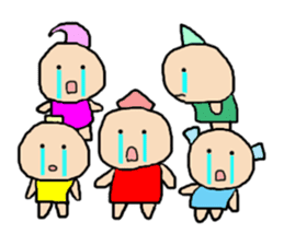 Playful dwarf No2 sticker #10754363